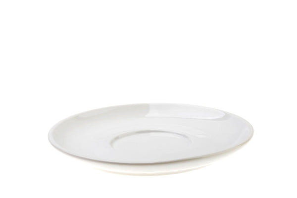 WHITE 12oz Cup & Saucer