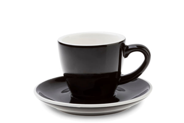 BLACK 3oz Cup & Saucer