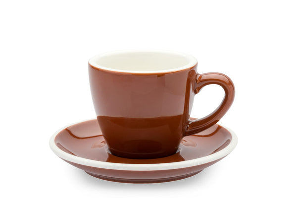 BROWN 3oz Cup & Saucer