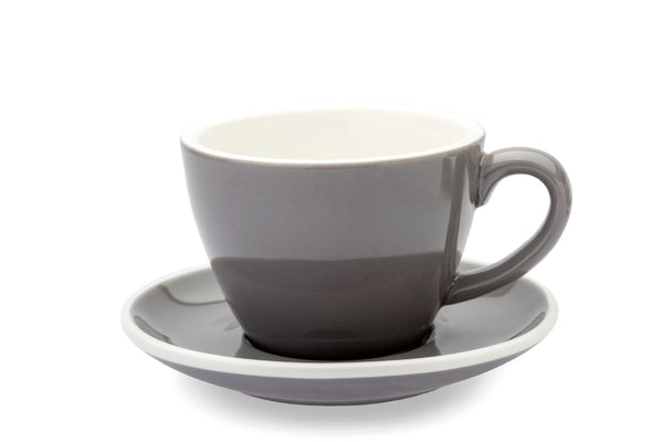 GREY 6oz Cup & Saucer