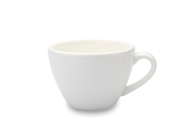 WHITE 10oz Cup & Saucer
